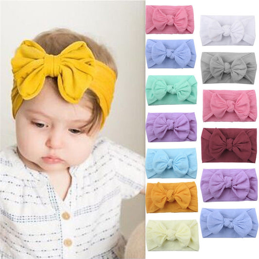 Cute Toddler Kids Baby Girls Head wrap Knot Big