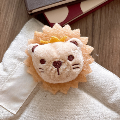 Versatile Cute Cartoon Plush Children’s Hair Clip with 3D Cotton